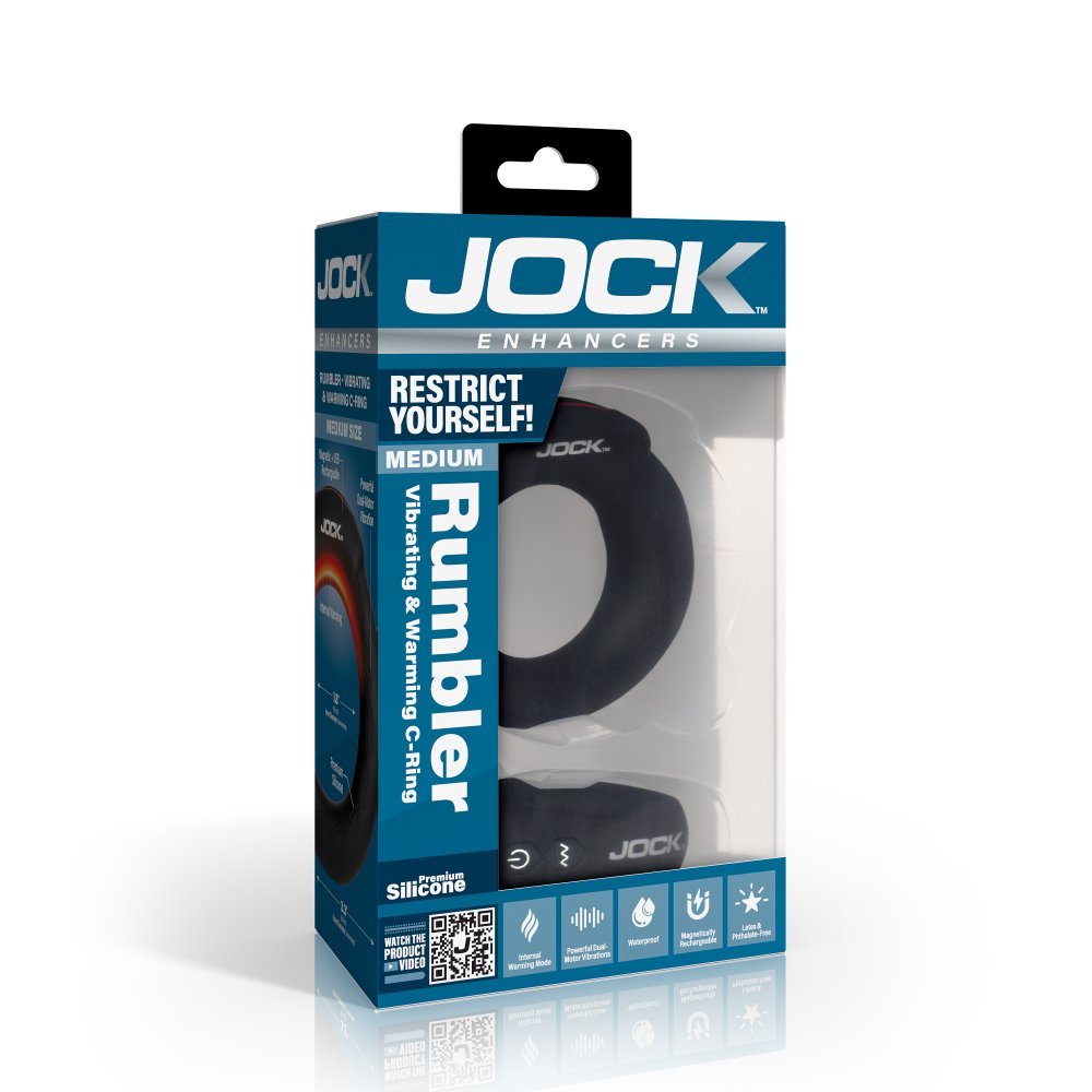 Rumbler Vibrating & Warming C-Ring - 1.8"