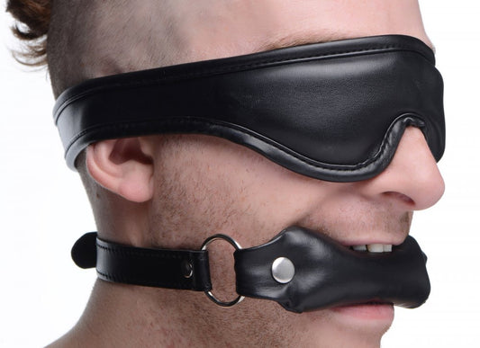 Padded Blindfold and Gag Set